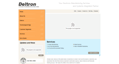 Desktop Screenshot of deltron.in