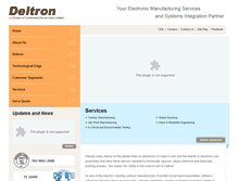 Tablet Screenshot of deltron.in